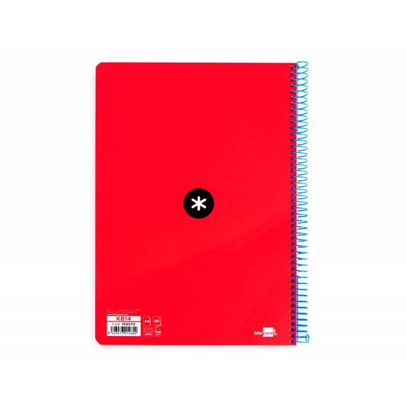 CUADERNO ESPIRAL LIDERPAPEL A4 ANTARTIK TAPA DURA 80H 100GR 159570