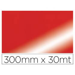 Papel de regalo Colibri simple color metalizado rojo 300 mm x 30 m