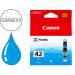 Cartucho Canon CLI-42C Pixma color cian 6385B001