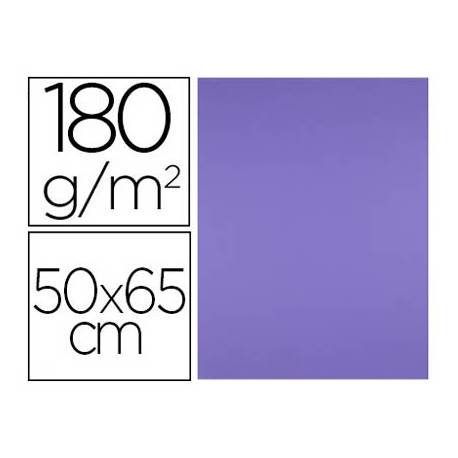 Cartulina Liderpapel Color Purpura 50x65 Cm 180 Gr 25 Unidades