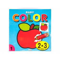 Cuaderno de Colorear Baby Color 2 a 3 años 96 páginas