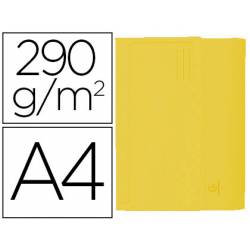 Subcarpeta Cartulina Reciclada DIN A4 Exacompta con bolsa Amarillo 290 gr