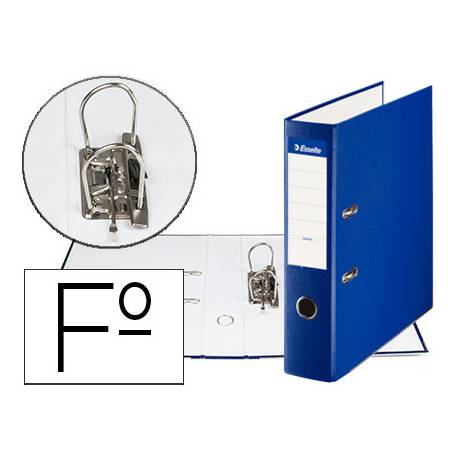 Archivador de Palanca Esselte Carton Forrado Folio Lomo de 75 mm (63037)