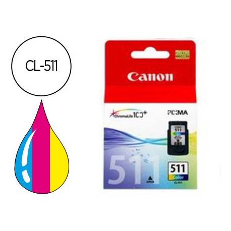 Cartucho Canon 2972B001 Nº CL-511 Tricolor (46004)