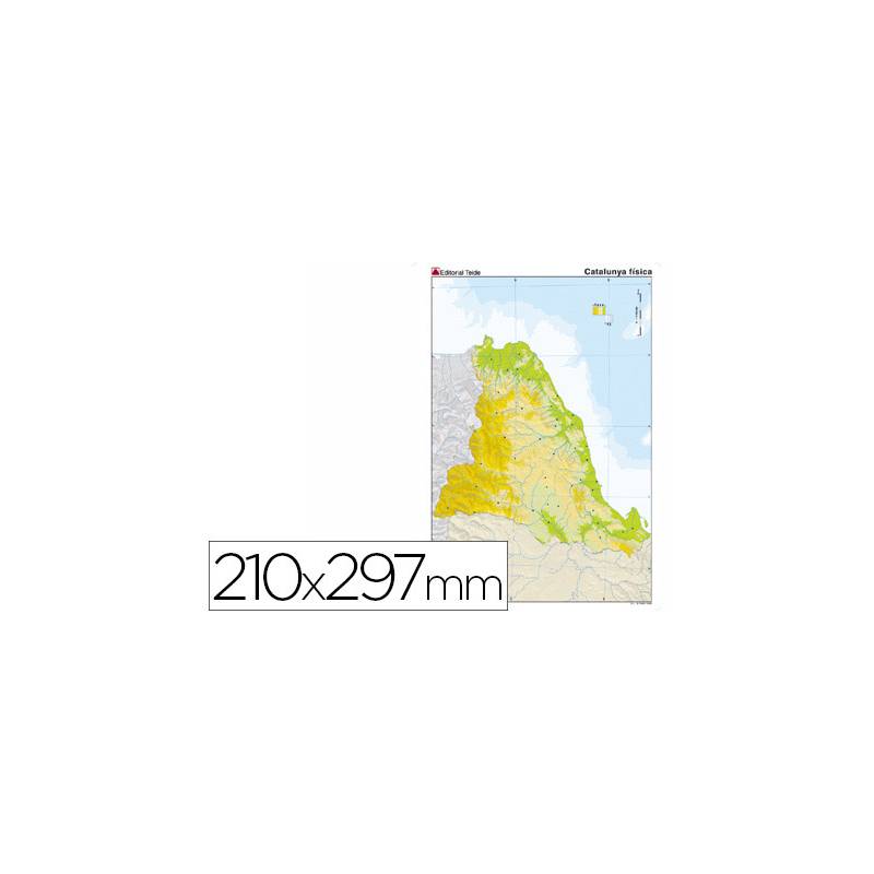 Mapa Mudo De Cataluña Fisico 34163 Materialescolares 6512