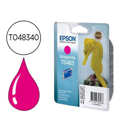Cartucho Epson T048340 color magenta