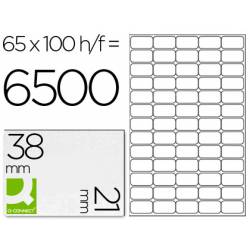 Etiquetas Adhesivas marca Q-Connect 38,1 x 21,2 mm