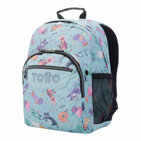 Mochila escolar Totto Gommas 29x39x14cm (MA04ECO018-2120J-7I6) -  Materialescolar.es