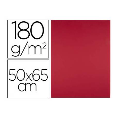 Cartulina Liderpapel 180 g/m2 rojo navidad