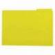 Subcarpeta cartulina color amarillo con pestaña derecha