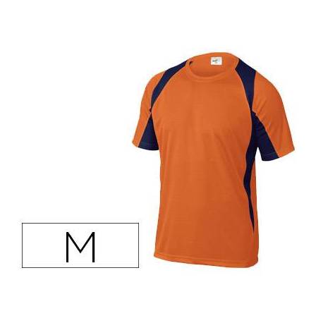 Camiseta manga corta DeltaPlus color naranja talla M