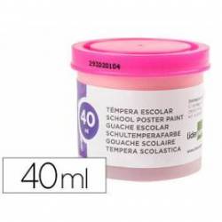Tempera Escolar Liderpapel Color Rosa 40 ml