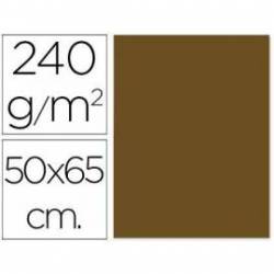 Cartulina Liderpapel color marron 50x65 cm 240g/m2