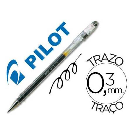 Boligrafo Pilot G-1 Negro 0,3 mm