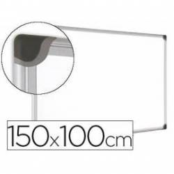 Pizarra Blanca Vitrificada Magnetica con marco de aluminio 150x100 Bi-Office