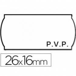 Rollo Etiquetas adhesivas marca Meto PVP 26 x 16