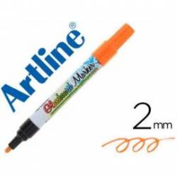 Rotulador Artline Glassboard Marker Especial color Naranja Fluor