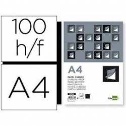 Papel Carbon Negro Din A4 Film Caja 100 unidades Liderpapel