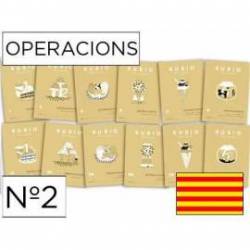 Cuaderno Rubio Operacions nº 2 Restar sin llevar en Catalán