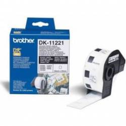 Etiqueta impresora Brother color blanca DK-11221 