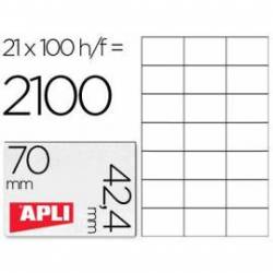 Etiquetas Adhesivas marca Apli 70 x 42,4 mm