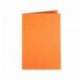 Subcarpeta cartulina Din A4 Liderpapel color naranja intenso 185 g