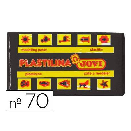 Plastilina Jovi color negro pequeña 50 gr