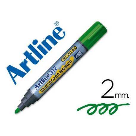 Rotulador Artline EK-517 color verde