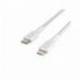 CABLE TRENZADO BELKIN CAA004BT1MWH USB-C A LIGHTNING BOOST CHARGE LARGO 1 M COLOR BLANCO