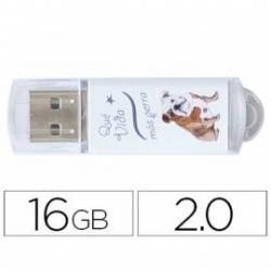 Memoria Flash USB de Technotech 16 GB Que Vida Mas Perra