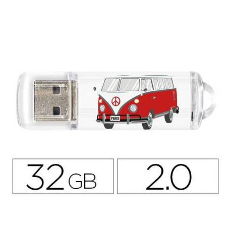 Memoria Flash USB de Techontech 32 GB Camper Van-Van