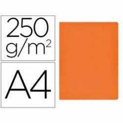 Subcarpeta Gio DIN A4 250 gr Cartulina color naranja