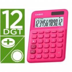 Calculadora Sonbremesa Casio HS MS-20UC-RD 12 digitos Fucsia
