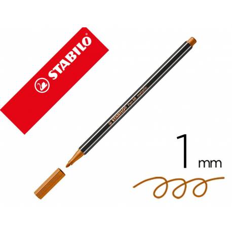 Rotulador Stabilo Acuarelable Pen 68 Color Cobre Metalico