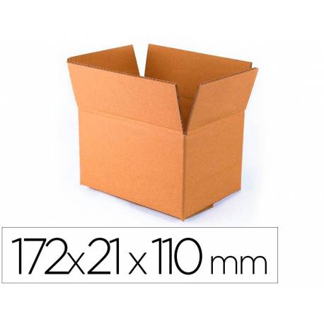 Caja para embalar de doble canal de 17x21x11cm