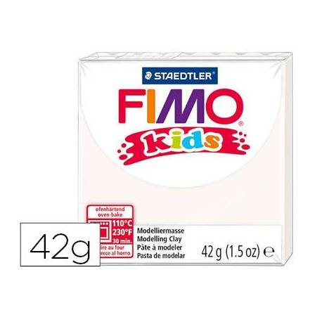 Pasta para Modelar Staedtler Fimo Kids Color Blanco 42gr