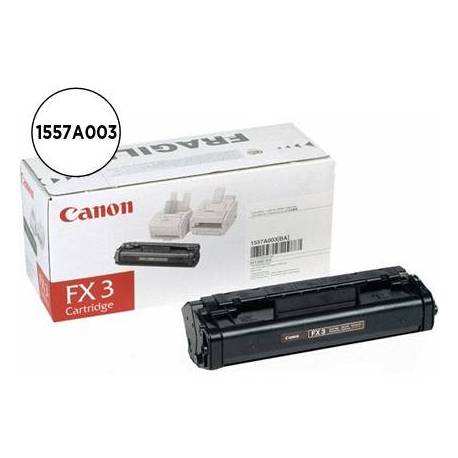 Tóner Canon 1557A003 Nº FX-3 Negro