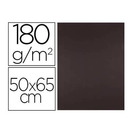 Cartulina Liderpapel color Marrón oscuro 50x65 cm 180 gr