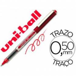 Rotulador-bolígrafo Uni-Ball rojo UB-150 0,3 mm