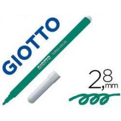 Rotulador Giotto Turbo Punta Media Lavable Color Verde Oscuro