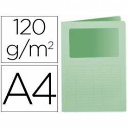 Subcarpeta de cartulina Q-connect Din A4 color verde