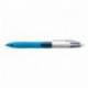 Bolígrafo marca Bic 4 colores Grip cuerpo azul 0,4 mm