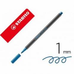 Rotulador Stabilo Acuarelable Pen 68 Color Azul Metalico