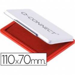 Tampon Q-Connect Nº 2 Color Rojo 110x70mm