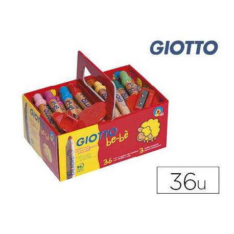 Lapices de colores Giotto Super Lapices School Pack Bebe de 36 unidades