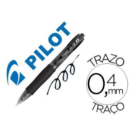 Boligrafo Pilot G-2 XS Color Negro 0,4 mm Pixie