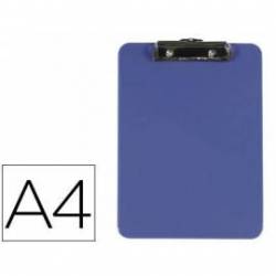 Portanotas Q-connect Din A4 azul de 3mm