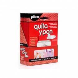 Velcro autoadhesivo redondo marca Plico quita y pon