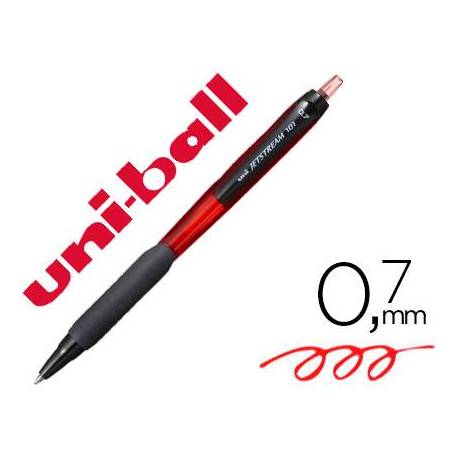 Bolígrafo Roller Uni-Ball JETSTREAM RETRACTIL SXN-101 rojo 0,35 mm