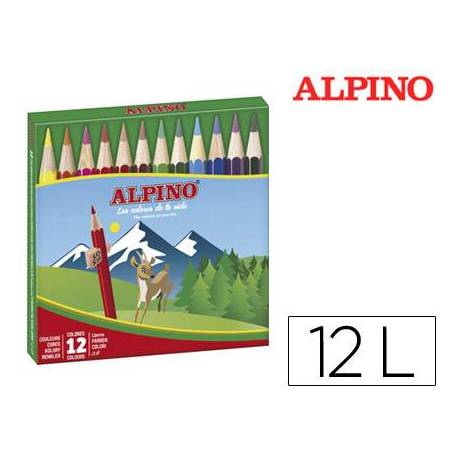 Lapices Colores de Alpino 652 Cortos